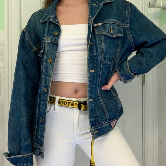 Guess Jackets & Blazers - Vintage Guess Jean Jacket